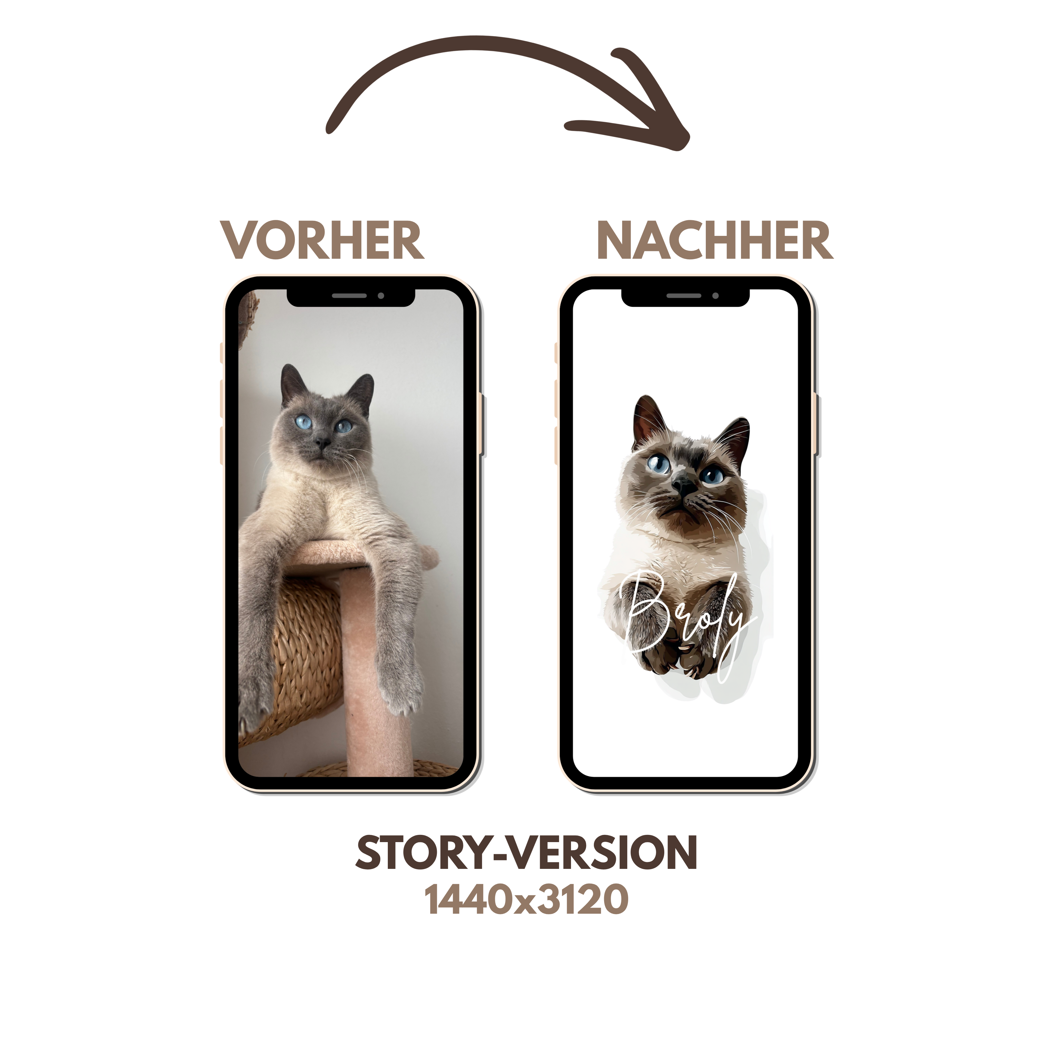Personalisiertes Haustierbild zum Download