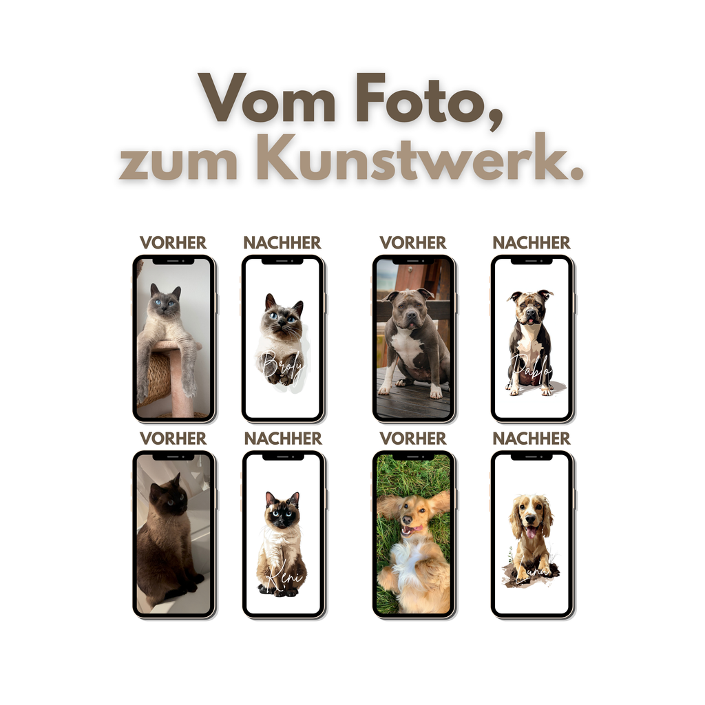 Personalisiertes Haustierbild zum Download