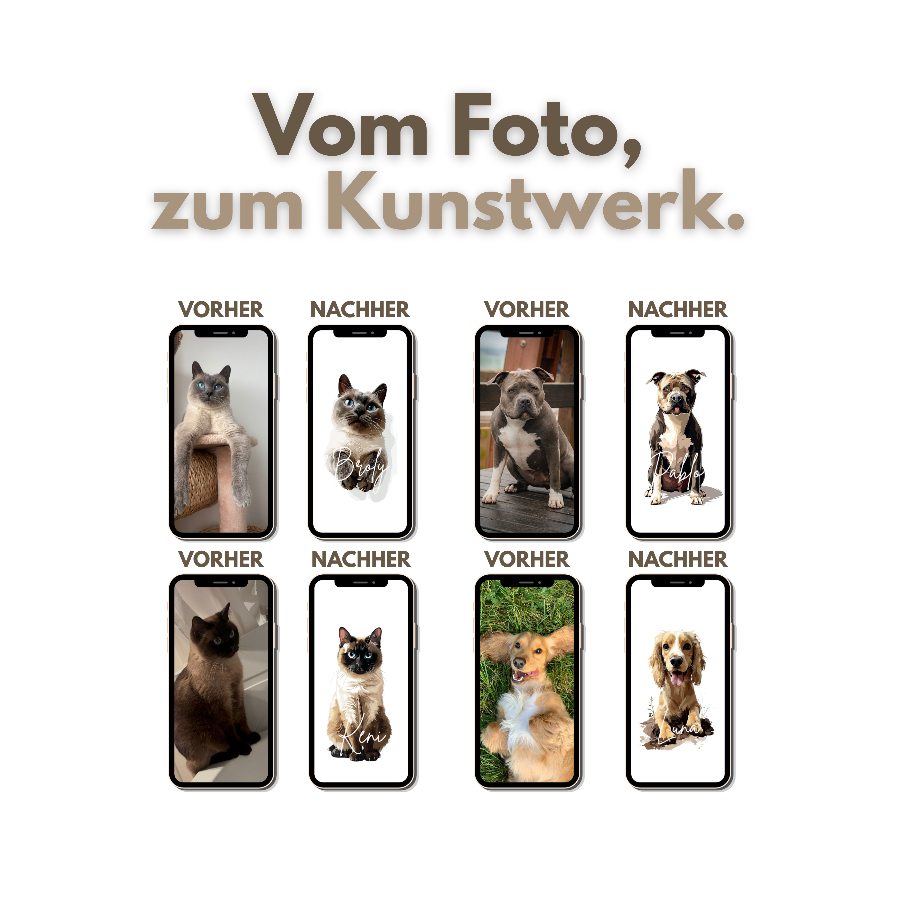 Personalisiertes Haustierbild zum Download